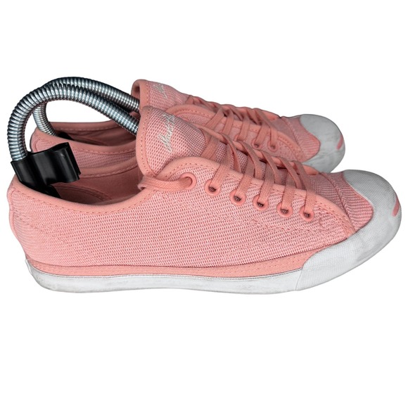 Converse Womens Jack Purcell Athletic Sneakers Shoes 161309C Light Pink Size 6.5 - Picture 1 of 8
